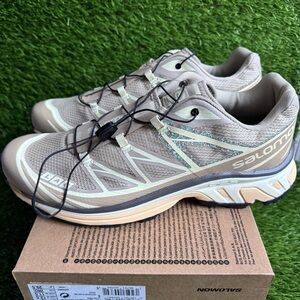 Size 11.5 - Salomon XT-6 Mindful 3 White Pepper Falcon New Hiking Shoes Outdoors